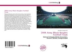 Capa do livro de 2008 Army Black Knights Football Team 