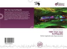 Bookcover of 1981 Irian Jaya Earthquake