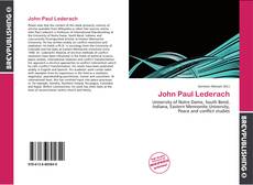 Copertina di John Paul Lederach
