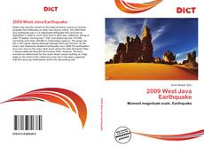 Bookcover of 2009 West Java Earthquake