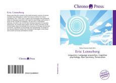 Bookcover of Eric Lenneberg