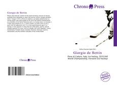 Portada del libro de Giorgio de Bettin