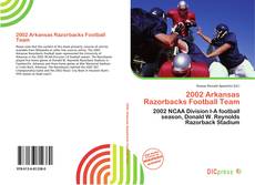 Portada del libro de 2002 Arkansas Razorbacks Football Team