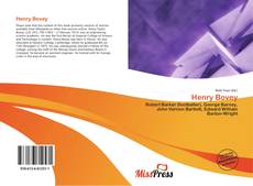 Copertina di Henry Bovey