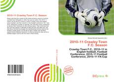 Portada del libro de 2010–11 Crawley Town F.C. Season