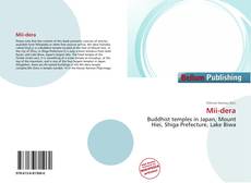 Bookcover of Mii-dera