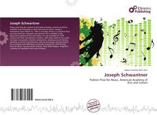 Buchcover von Joseph Schwantner
