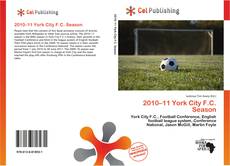 Portada del libro de 2010–11 York City F.C. Season