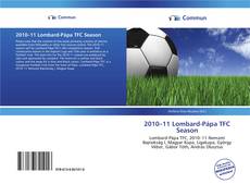 Capa do livro de 2010–11 Lombard-Pápa TFC Season 