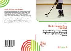 Copertina di David Hanson (Ice Hockey)