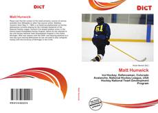 Couverture de Matt Hunwick