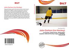 Capa do livro de John Carlson (Ice Hockey) 