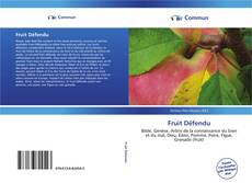 Capa do livro de Fruit Défendu 