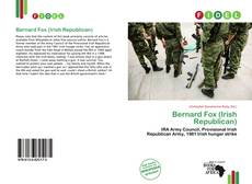 Capa do livro de Bernard Fox (Irish Republican) 