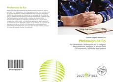 Portada del libro de Profession de Foi