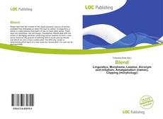 Bookcover of Blend