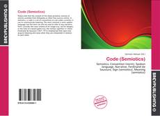 Code (Semiotics)的封面