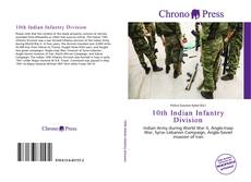 Capa do livro de 10th Indian Infantry Division 