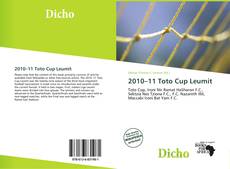 Bookcover of 2010–11 Toto Cup Leumit