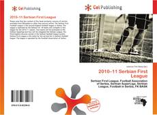 Portada del libro de 2010–11 Serbian First League