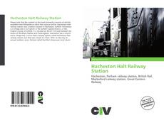 Portada del libro de Hacheston Halt Railway Station