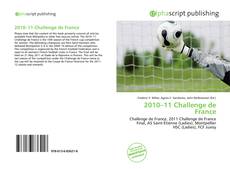 Bookcover of 2010–11 Challenge de France
