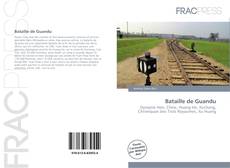 Portada del libro de Bataille de Guandu