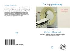 Buchcover von College Hospital