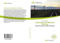 Bookcover of Columbia and Western Railway