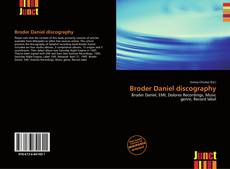 Bookcover of Broder Daniel discography