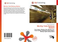 Portada del libro de Merthyr Vale Railway Station