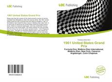 1961 United States Grand Prix kitap kapağı