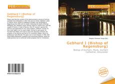 Gebhard I (Bishop of Regensburg)的封面