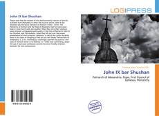 Capa do livro de John IX bar Shushan 