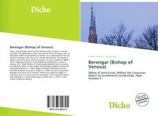 Capa do livro de Berengar (Bishop of Venosa) 