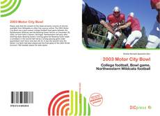 2003 Motor City Bowl的封面