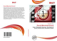 Bookcover of David Marshall Grant