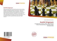 Bookcover of Avetik Grigoryan