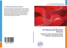 Capa do livro de 27 Motorised Division Brescia 