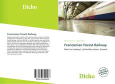Copertina di Franconian Forest Railway