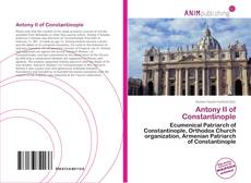 Capa do livro de Antony II of Constantinople 