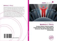 Capa do livro de Matthew J. Perry 