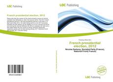 Portada del libro de French presidential election, 2012