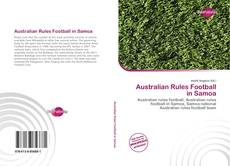 Buchcover von Australian Rules Football in Samoa