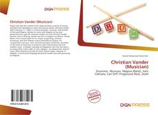 Copertina di Christian Vander (Musician)