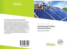 Capa do livro de Luminescent Solar Concentrators 