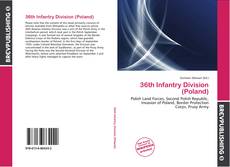 Capa do livro de 36th Infantry Division (Poland) 