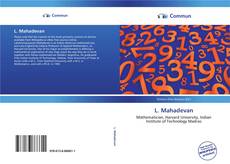 Portada del libro de L. Mahadevan