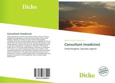 Capa do livro de Consultant (medicine) 