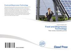 Food and Bioprocess Technology的封面